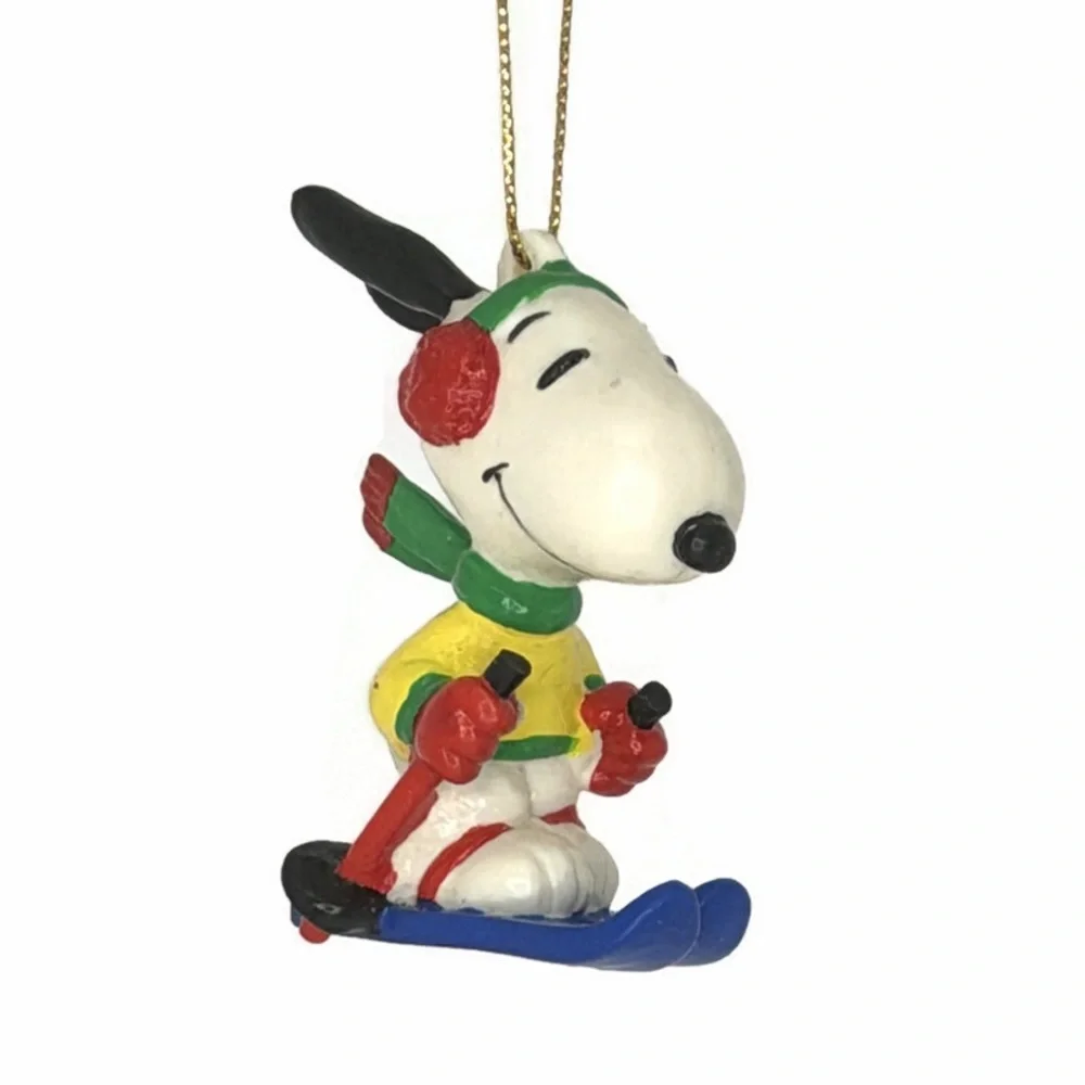 Snoopy Skiing Holiday Ornament